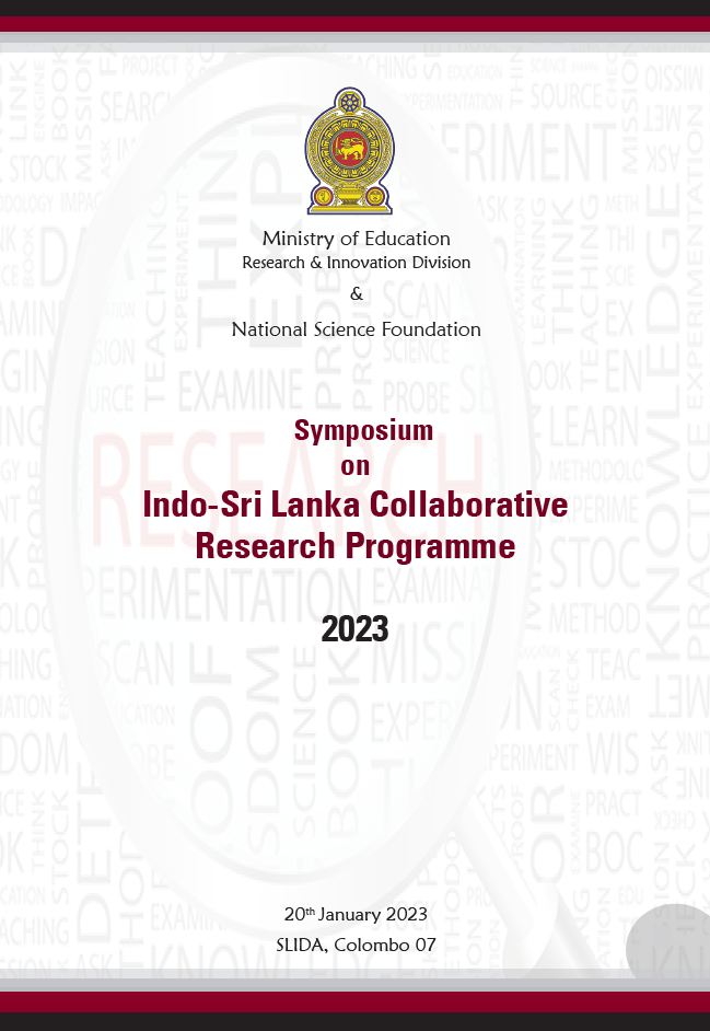 Proceedings of the Symposium on Indo-Sri Lanka Collaborative Research Programme